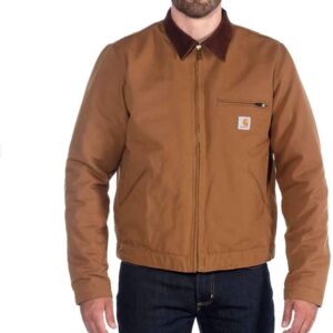 Carhartt Men's Relaxed Fit Duck BlanketLined Detroit Jacket