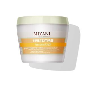 Mizani True Textures Coil Stretch Cream | Soft Hold Curl Shaping Cream | Non-Drying| For Curly, Coily Hair